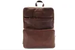 Kvalitný pánsky kožený batoh značky Arwel | Hnedá