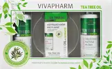 3-dielne Darčekové balenie prírodnej kozmetiky VivaPharm TEA TREE OIL (pleť)