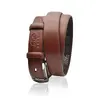 Pánsky kožený opasok "Salto Klasik" | Veľkosť: 90 cm | Koňaková