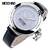 Moschino MW0046 oceľové dámske hodinky s koženým remienkom