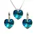 Swarovski set v tvare srdca