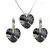Swarovski set v tvare srdca