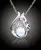 Elegantná lastúra s perlou bohato zdobená kryštálmi Swarovski Elements