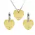 Swarovski set v tvare srdca
