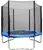 K4420 Aga SPORT TOP Trampolína 180 cm (6ft) s ochrannou sieťou Blue