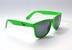 Zelené okuliare Kašmir Wayfarer - sklá stredne tmavé