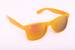 Oranžové okuliare Kašmir Wayfarer (sklá zrkadlové)