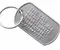 Identifikačná vojenská známka Dog tag (s krúžkom)