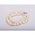 Náramok dvojradový - Baroque pearls (biela perla)