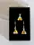 Strieborná súprava Crystals from Swarovski MINI TRIANGLE
