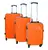 Sada 3 kufrov v PP pervedení Travel Lex - Premium Color Aluminum