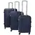 Sada 3 kufrov v PP pervedení Travel Lex - Premium Aluminum