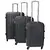 Sada 3 kufrov v PP pervedení Travel Lex - Premium Aluminum
