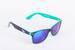 Slnečné okuliare Kašmír Wayfarer (modré, zrkadlové sklíčka)