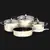 7-dielna sada hrncov BerlingerHaus Passion Collection Metalic Cream