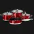 7-dielna sada hrncov BerlingerHaus Passion Collection Red