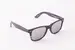 Wood style čierne okuliare Kašmir Wayfarer (sklá zrkadlové)