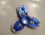 Fidget spinner Modrá