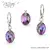 Strieborná súprava s kryštálmi Swarovski® Oval