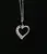 Strieborný náhrdelník aj s retiazkou Heart Crystal