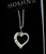 Strieborný náhrdelník aj s retiazkou Heart Crystal
