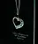 Strieborný náhrdelník aj s retiazkou Heart Crystal