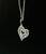 Strieborný náhrdelník aj s retiazkou Heart Crystal