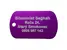Hliníková známka Dog Tag (vojenská známka s retiazkou a gravírovaním)