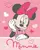 Detská fleecová deka MINNIE 010