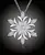 Náhrdelník "Crystal Snowflake"