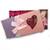 Valentínsky box s macíkom a večnými ružami (ružový)