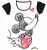 Dámske tričko , Minnie Mouse (LS1024)