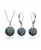 Set Discoballs - Jet Hematite