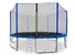 Trampolína Aga SPORT PRO s ochrannou sieťou + rebrík + vrecko na obuv (430 cm / Blue)