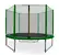 Trampolína Aga SPORT PRO s ochrannou sieťou (180 cm / Dark Green)