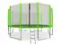 Trampolína Aga SPORT PRO s ochrannou sieťou + rebrík + vrecko na obuv (500 cm / Light Green)