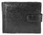 Peňaženka Z Pravej Kože AKZENT so zapínaním - čierna