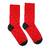 Veselé ponožky Hesty Socks (Gentleman červený) / klasický strih