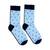 Veselé ponožky Hesty Socks (Gentleman svetlomodrý) / klasický strih