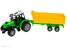 Traktor s vlečkou pre deti MODEL 1 (zelený)