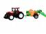 Traktor s vlečkou pre deti MODEL 3 (červený)