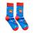Veselé ponožky Hesty Socks (Vianočný perník) / klasický strih