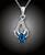 Elegantný náhrdelník „Blue Flame“