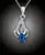 Elegantný náhrdelník „Blue Flame“