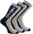 3 Páry vysokých ponožiek unisex Head Stripe F