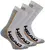 3 Páry vysokých ponožiek unisex Head Stripe A