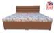 Čalúnená posteľ Nikola s pružinovým matracom/ šírka 160 cm / poťah koženka + látka
