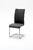 2 x Jedálenská koženková stolička ARCO (čierna)