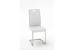 4 x Jedálenská koženková stolička KOELN (biela)