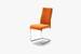 4 x Jedálenská látková stolička JONAS (oranžová)